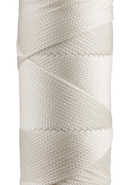 Premium 400 gr Polyester Makrome Ipi 2 mm 2li Set Ekru Makrame Ip Supla Çanta Ipi No:4