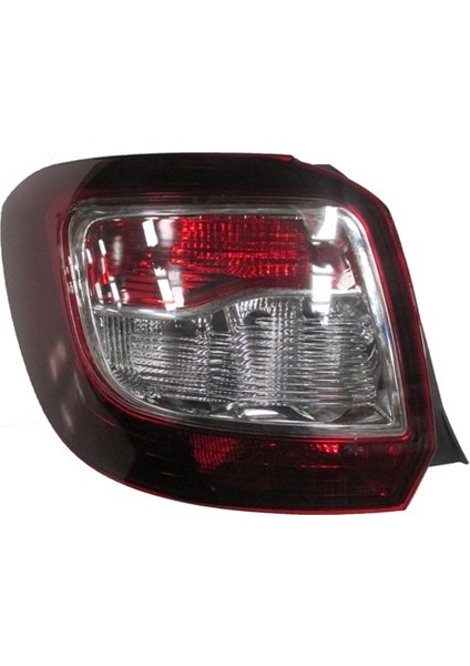Dacia Sandero 13/16 Stop Lambası Sol Koyu Kırmızı/beyaz (Stepway) (Füme) (Mars)
