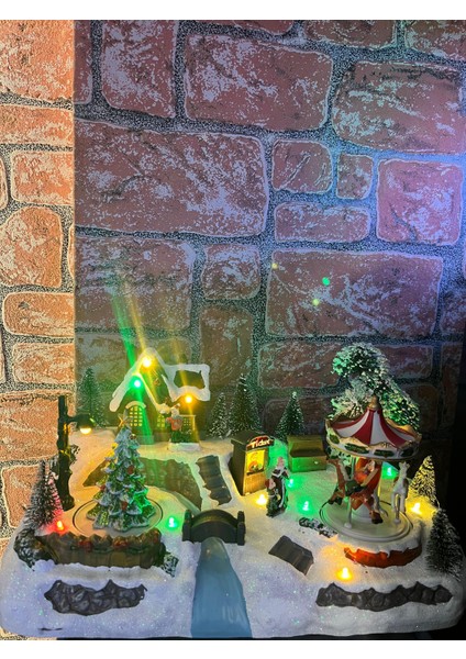 Dekoratif Kış Temalı Hareketli Atlı Karıncalı Lüks Hediyelik Eşya modelleri