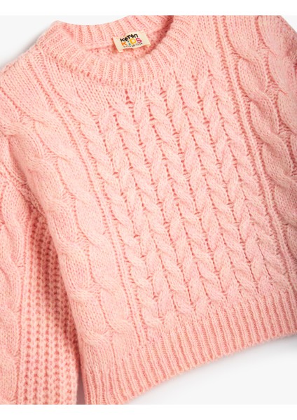 Örgü Kazak Yuvarlak Yaka Uzun Kollu Yumuşak Dokulu modelleri