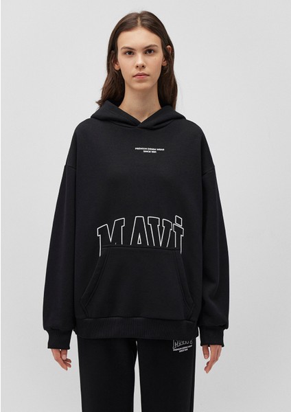 Logo Baskılı Siyah SWEATSHIRT1S10149-900 modelleri