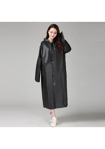 10 Adet Outdoor Yağmurluk Vıp Unısex Raın Coat 1.kalite Şapkalı Çıtçıtlı Yağmurluk Siyah Yağmurluk indirimleri