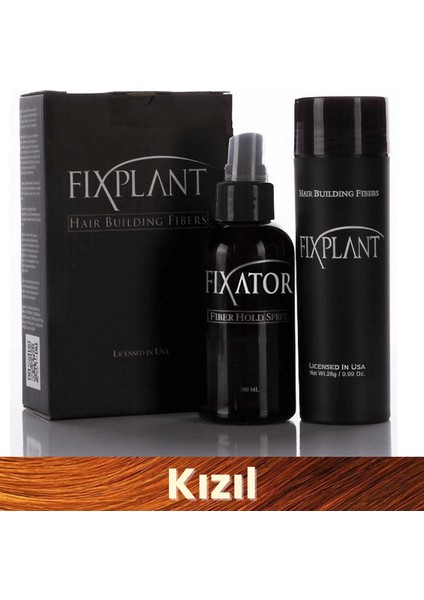 Fıxplant Saç Dolgunlaştırıcı Set Topik 28 Gr. + Sprey | Seyrek Saçlar Için Saç Tozu | Fixplant Saç Fiberi
