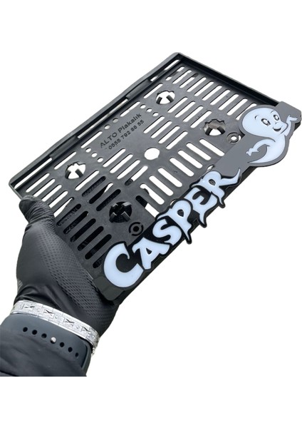Casper Lüx Motosiklet Pleksi Plakalık