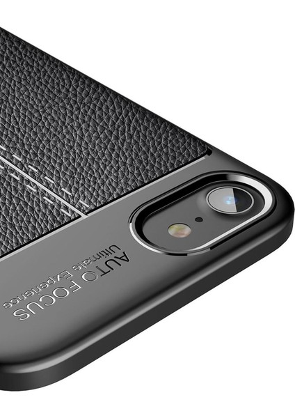 Iphone 7 Kılıf Focus Derili Silikon - Kırmızı 13 fiyatları