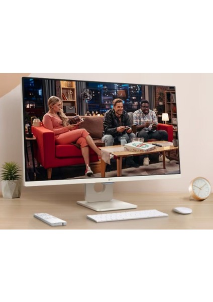 Lg 27'' 70 Ekran Akıllı Tv- Monitör Wi-Fi Bağlantılı Apple-Android Kablosuz Bağlantı Bluetooth Webos Full Hd IPS Akıllı Monitör+Logitech Klavye