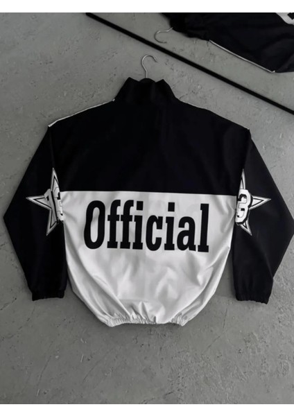 Unisex Beyaz Official Dijital Baskılı Su ve Rüzgar Geçirmez Yağmurluk&rüzgarlık fiyatları