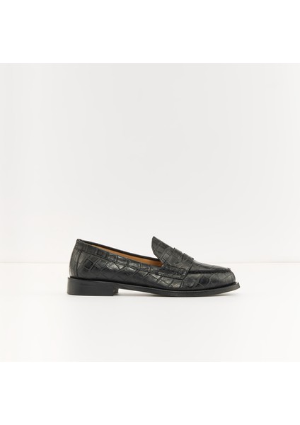 Homer-Tr Ayakkabı Düz;Oxford & Loafer - Siyah