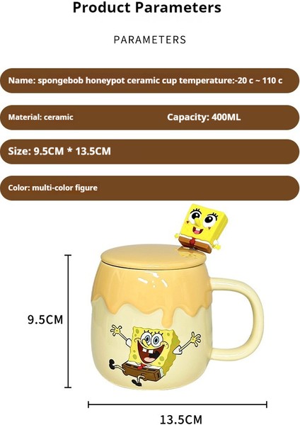 Kapaklı ve Kaşıklı Seramik Kupa Mug (Yurt Dışından) indirimleri