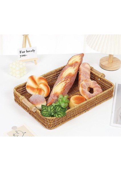 El Dokuması Saklama Sepeti Rattan Tepsi (Yurt Dışından) modelleri
