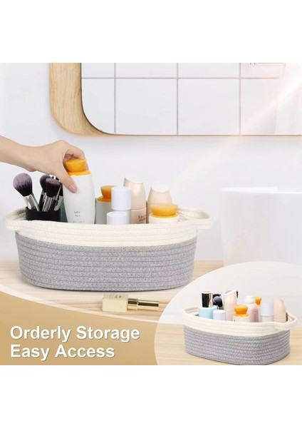 Beş Set Pamuklu Halat Saklama Sepeti Ev Tipi Saklama Sepeti (Yurt Dışından) modelleri