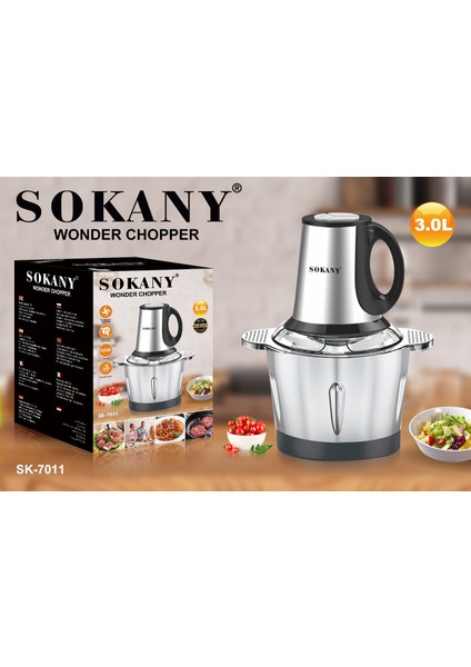 Blender 3l Elektrikli Ev Mutfak Çok Fonksiyonlu Pişirme Makinesi (Yurt Dışından)