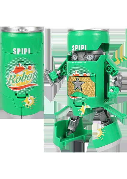 Dönüşümlü Soda Savaşçısı Şişe Içen Robot Modeli (Yurt Dışından)