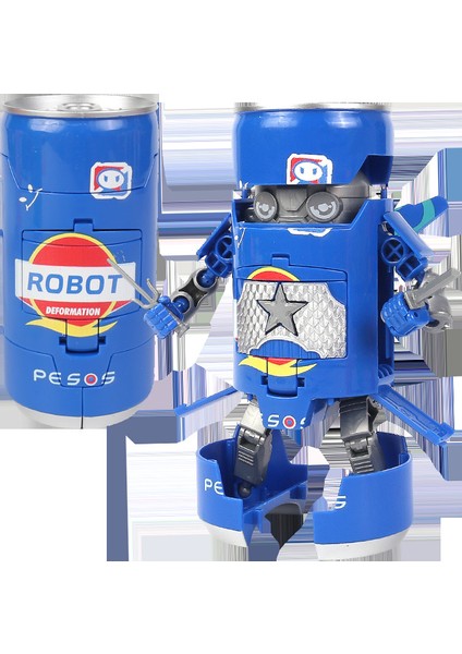 Dönüşümlü Soda Savaşçısı Şişe Içen Robot Modeli (Yurt Dışından)