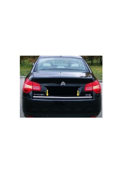 Ebal Oto Citroen C5 Krom Alt Bagaj Çıtası 2008 Üzeri P. Çelik