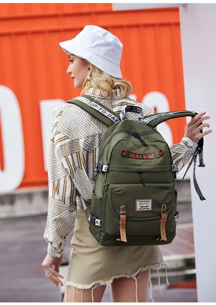 17 Inch High School Student Large Capacity Backpack Laptop Bag With USB Charging, Travel Casual Daypack (Yurt Dışından) fırsatları