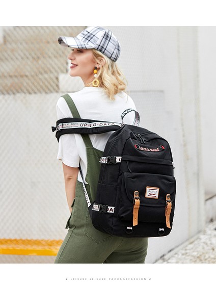 17 Inch High School Student Large Capacity Backpack Laptop Bag With USB Charging, Travel Casual Daypack (Yurt Dışından) indirimleri