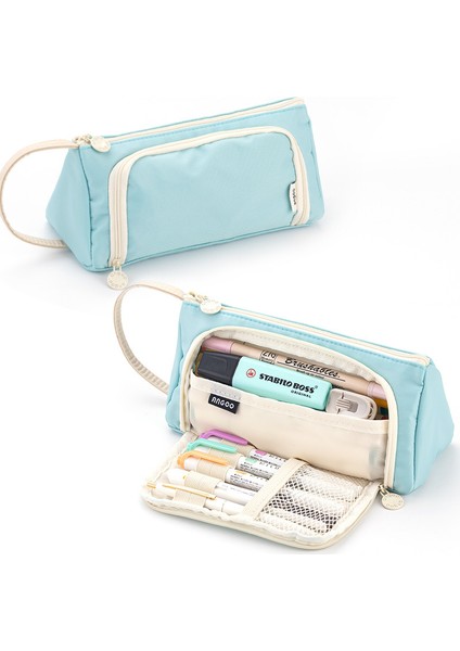 Büyük Kapasiteli Depolama Kırtasiye Kalem Kutusu, Öğrenci Kalem Kutusu Organizatörü (Yurt Dışından)