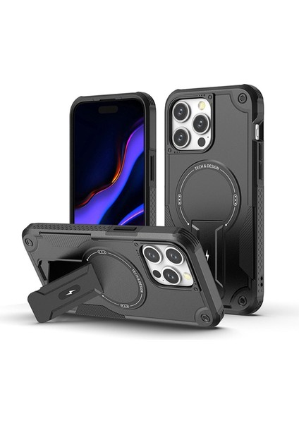 Apple iPhone 13 Pro Uyumlu Kılıf Darbe Emici Şık Tasarım Koruyucu Kamera Çerçeveli Tank Kılıf