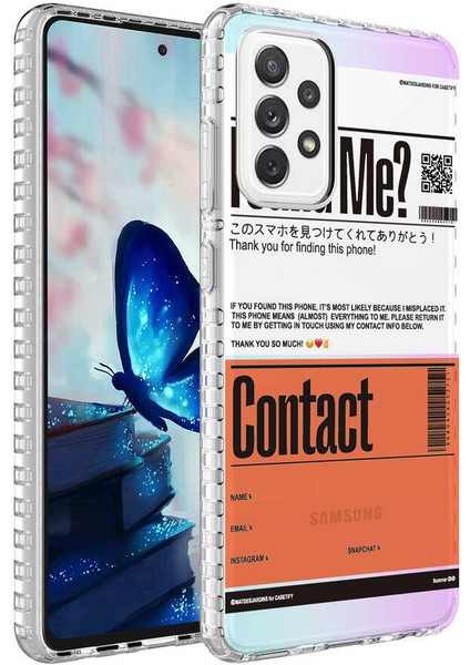 Samsung Galaxy A32 4g Kılıf Airbag Kenarlı Renkli Desenli Silikon Elegans Kapak - No6