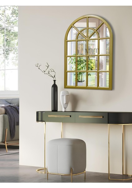 Pencere Model Ayna Duvar Aynası Salon Aynası Dressuar Aynası 103CM x 70 cm