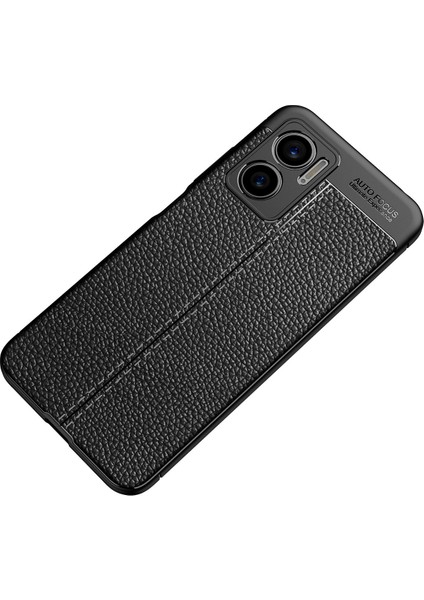 Cepte Aksesuar Xiaomi Redmi Note 11E Kılıf Zore Niss Silikon Kapak-Siyah