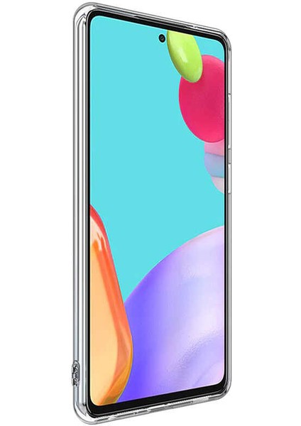 Cepte Aksesuar Galaxy A32 5g Kılıf Zore Süper Silikon Kapak-Renksiz