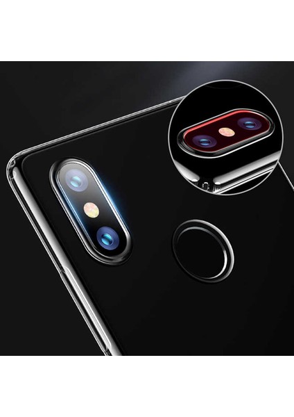 Cepte Aksesuar Xiaomi Mi 8 Se Kılıf Zore Süper Silikon Kapak-Renksiz