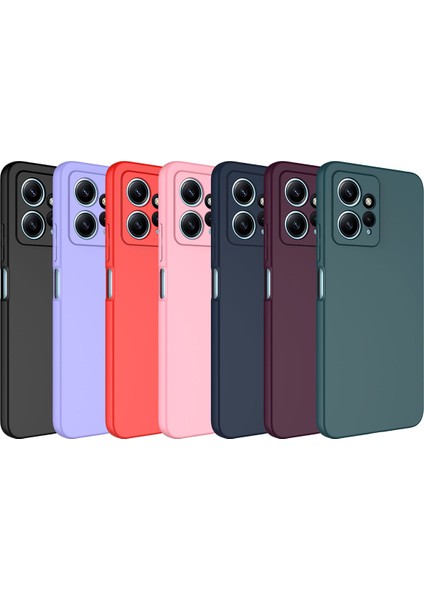 Cepte Aksesuar Xiaomi Redmi Note 12 4g Kılıf Zore Mara Lansman Kapak-Koyu Mor