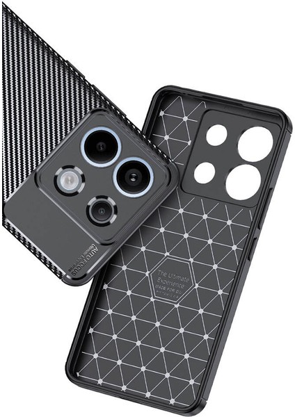 Cepte Aksesuar Xiaomi Redmi Note 13 Pro 5g Kılıf Zore Negro Silikon Kapak-Siyah