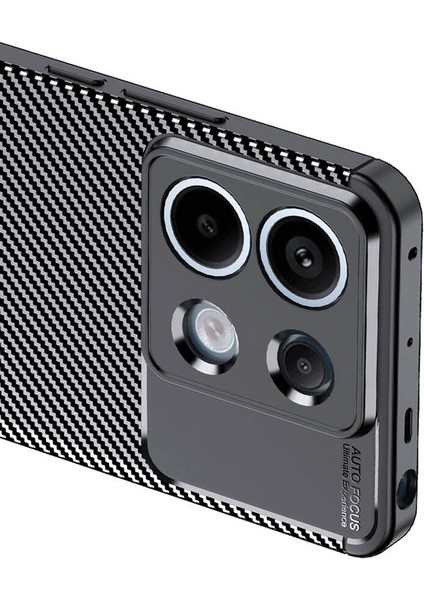 Cepte Aksesuar Xiaomi Redmi Note 13 Pro 5g Kılıf Zore Negro Silikon Kapak-Siyah