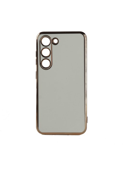 Galaxy S23 Plus Kılıf Zore Bark Kapak-Beyaz
