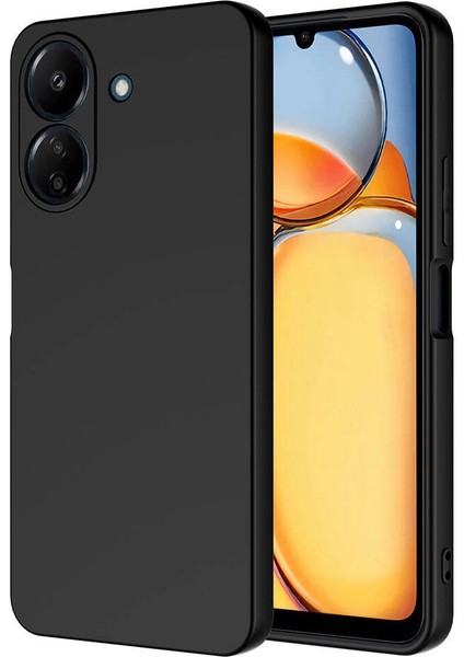 Cepte Aksesuar Xiaomi Poco C65 Kılıf Zore Mara Lansman Kapak-Siyah