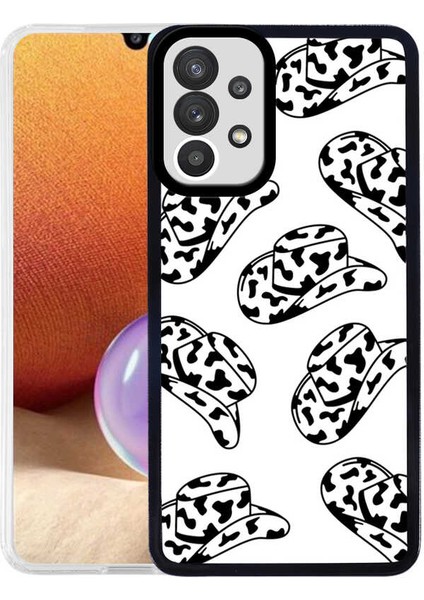 Cepte Aksesuar Galaxy A32 4g Kılıf Zore M-Fit Desenli Kapak-Hat No5