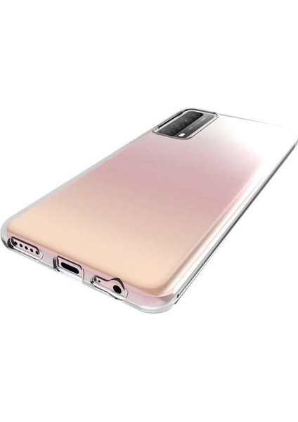 Cepte Aksesuar Huawei P Smart 2021 Kılıf Zore Süper Silikon Kapak-Renksiz