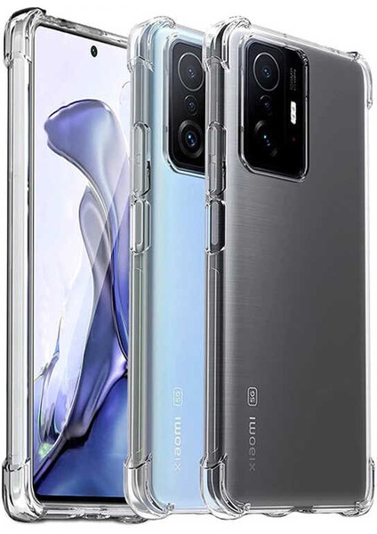 Cepte Aksesuar Xiaomi Mi 11T Pro 5g Kılıf Zore Nitro Anti Shock Silikon-Renksiz