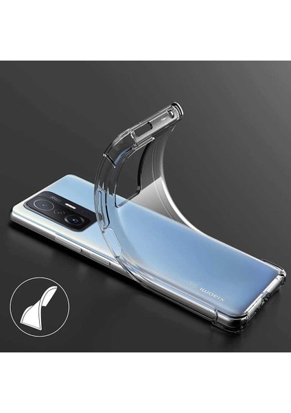 Cepte Aksesuar Xiaomi Mi 11T Pro 5g Kılıf Zore Nitro Anti Shock Silikon-Renksiz
