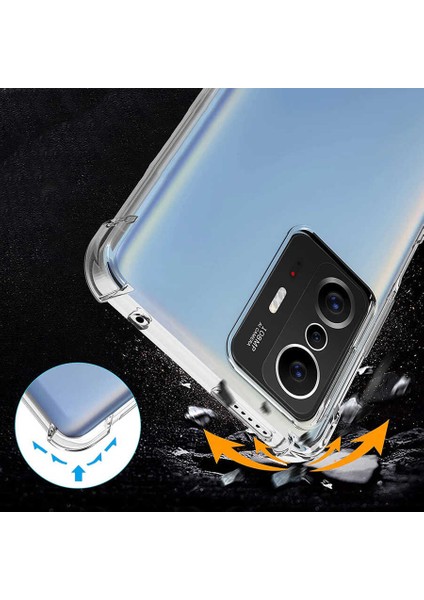 Cepte Aksesuar Xiaomi Mi 11T Pro 5g Kılıf Zore Nitro Anti Shock Silikon-Renksiz