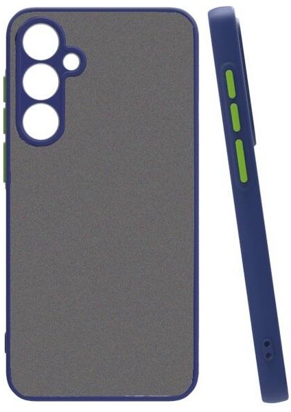 Cepte Aksesuar Galaxy A55 Kılıf Zore Hux Kapak-Lacivert