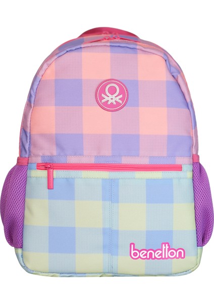 Ekose Desen Kız Çocuk Ilkokul Çantası