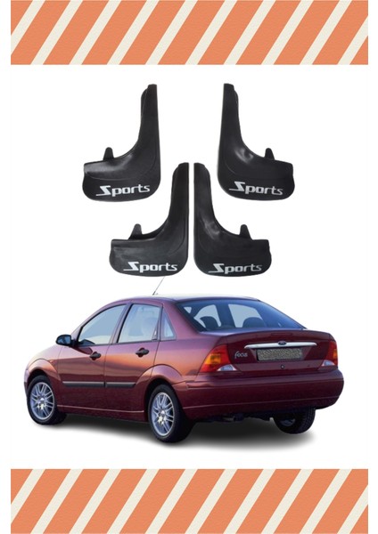 Ford Focus 1 Sd 1998-2004 Sports Yazılı 4'Lütozluk Çamurluk Paçalık