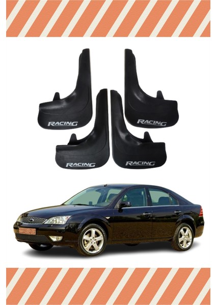 Ford Mondeo 2001-2007 Racing Yazılı 4'Lü Tozluk Çamurluk Paçalık