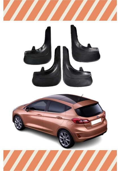 Ford Fiesta 2018 Ve Sonrası 4'Lütozluk Çamurluk Paçalık