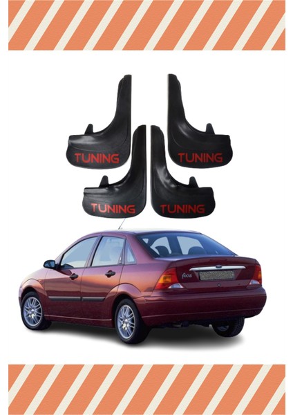 Ford Focus 1 Sd 1998-2004 Tunıng Yazılı 4'Lütozluk Çamurluk Paçalık