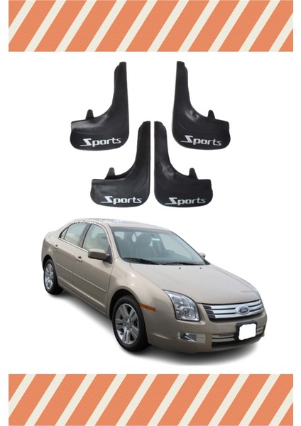 Ford Fusion 2002-2012 Sports Yazılı 4'Lü Tozluk Çamurluk Paçalık