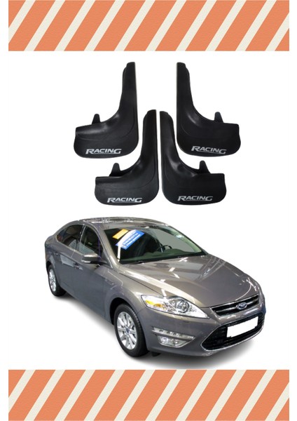 Ford Mondeo 2008-2013 Racing Yazılı 4'Lü Tozluk Çamurluk Paçalık