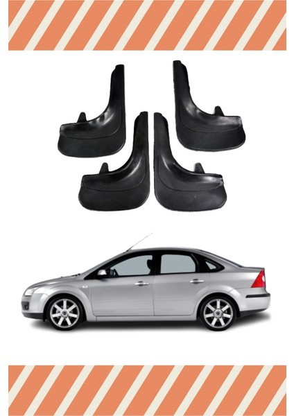 Ford Focus 2 Sd 2005-2011 4'Lü Tozluk Çamurluk Paçalık