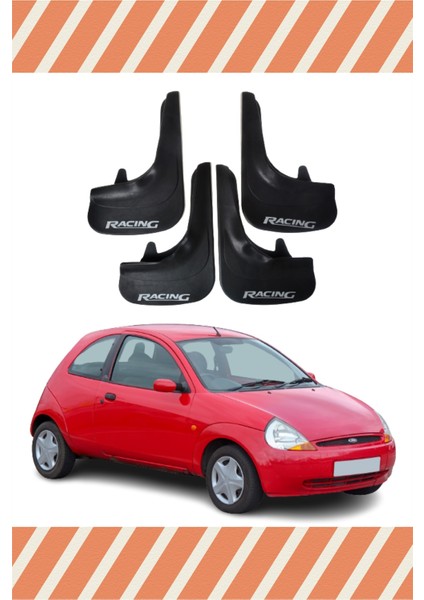Ford Ka- Racing Yazılı 4'Lü Tozluk Çamurluk Paçalık