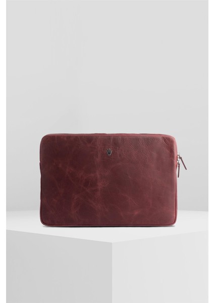 BOUCHES EFEKT BORDO HAKİKİ DERİ CLUTCH EL ÇANTASI