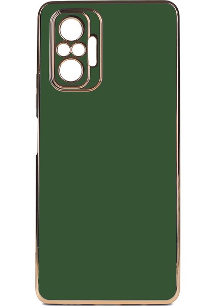 Cepte Aksesuar Xiaomi Redmi Note 10 Pro Kılıf Zore Bark Kapak-Koyu Yeşil